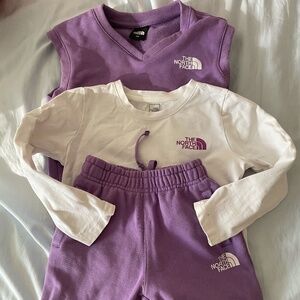 The North Face kid's set